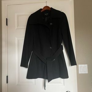 Nine West black winter coat, size 6.